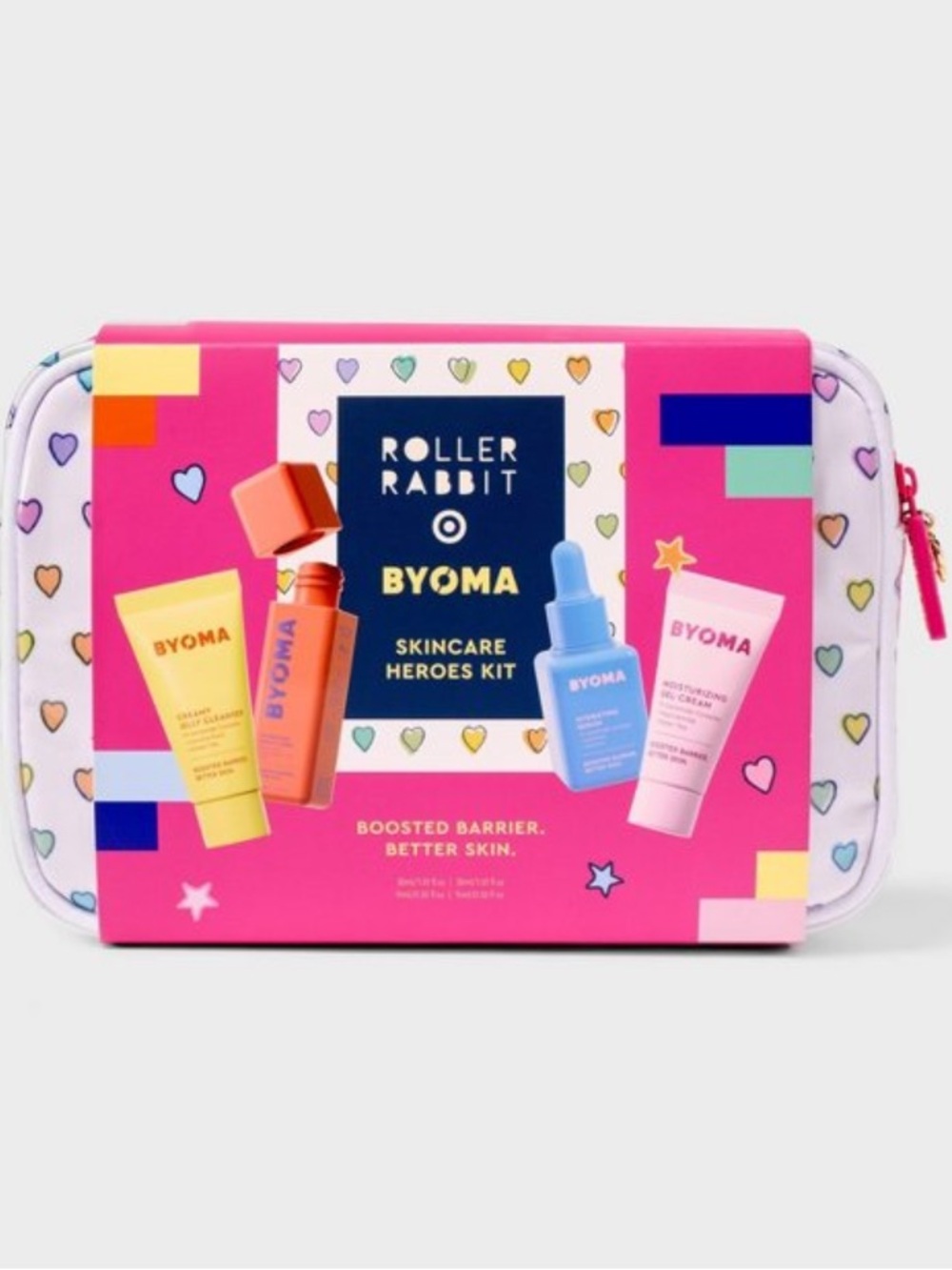 NWT Roller Rabbit x Target - BYOMA Disco Hearts Wave
Skincare Set - 90ml/5pc